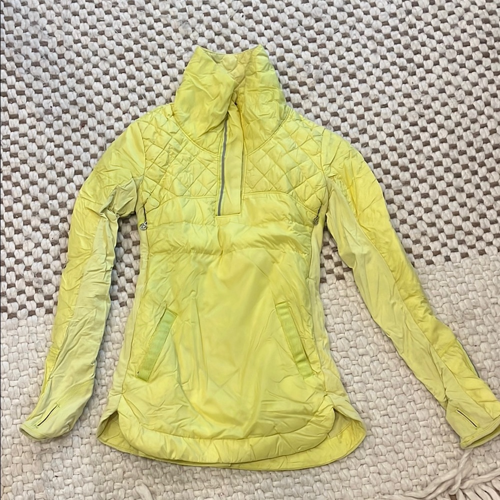 Women's Yellow Quilted Jacket